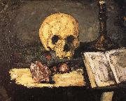 bones and candlestick Paul Cezanne